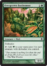 OVERGROWN BATTLEMENT X4 4 4X Rise of the Eldrazi MTG Magic Cards DJMagic