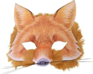 Tier Maske Fuchs Erwachsene realistisch Tiermaske Raubtier Fuchsmaske Halloween - Bild 1 von 6