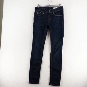 Jeans G-STAR RAW 3301 - W25 L30 azul ajustado lavado oscuro - Imagen 1 de 12