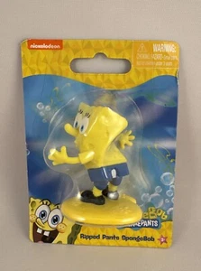 NICKELODEON "PANTALONI STRAPPATI SPONGEBOB SQUAREPANTS" NUOVO Figura Cake Topper 2" - Foto 1 di 6