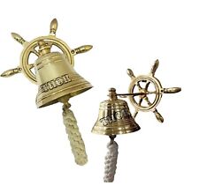3" Brass Ship Bell With School Door Bell Ships Bell Decorative Item 