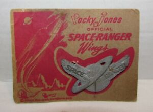 Rocky Jones Official Space Ranger Wings on card
