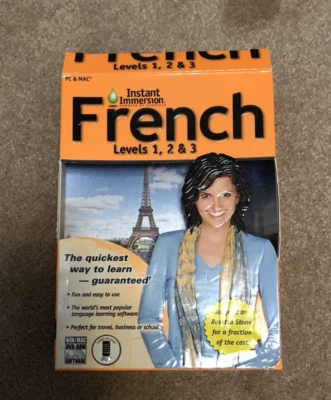 Instant Immersion French Levels 1 2 & 3 plus Interactive DVD and Mystery Game - Image 1 of 3
