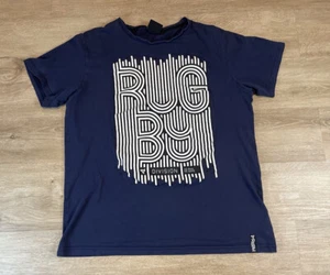 Men’s Rugby Division Sz XL Graphic Tee T-Shirt Size Adult XL Navy Blue White - Picture 1 of 6