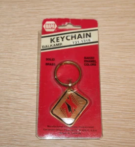 DATSUN NISSAN ZX VINTAGE 1970s 1980s CAR AUTO KEYCHAIN SOLID BRASS QUALITY NAPA - Foto 1 di 3