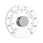 Fensterthermometer für Den Innen- und AußEnbereich, Transparentes Zifferbla1734