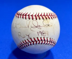 Benito Santiago "ROY 1987" Signed OML Baseball Light Auto 100% Guarantee - Picture 1 of 2