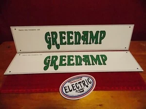 GREEN Electric Amp USA Front Panel TOP Half Matamp USA EA-USA TM ITEM - Picture 1 of 3