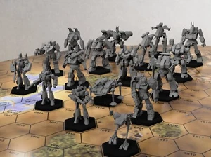Battletech Miniatures - Unseens Pack (17x miniaturas clásicas + bases hexagonales) - Imagen 1 de 6