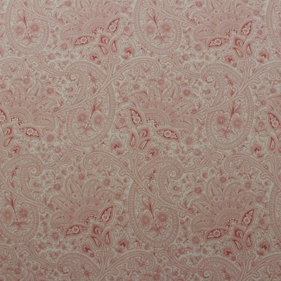 WAVERLY BARATIJA RÁBANO CORAL ROJO PAISLEY FLORAL TELA DE ALGODÓN POR YARDA 54"W Foto 1 de 4