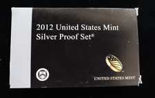2012-S United States Mint Silver Proof Set W/ COA & Box KEY DATE!