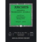 Arches Watercolor Paper Pad 140 lb. Cold Press 9x12