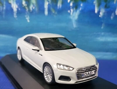 AUDI A5 COUPE MODEL CAR Glacier White 1:43 SCALE SPARK SPECIAL DEALER ISSUE - Image 1 of 4