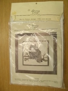 Stoney Creek Collection "Wise Owly" Embroidery Kit - Picture 1 of 2