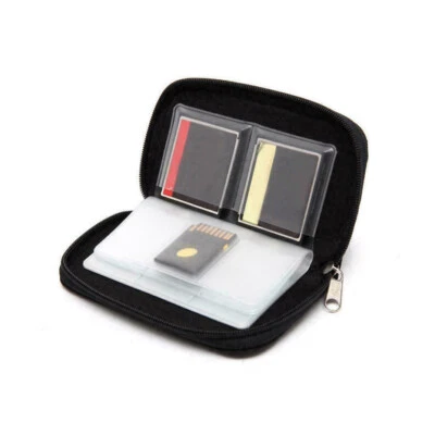 Memory Card Case Wallet For Micro SD SDHC CF SM Protective  Storage Holder Pouch - Image 1 of 4