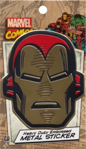 Emblem - Iron Man Face Superhero Marvel Comics 3.25" METAL Sticker Decal #3756 - Picture 1 of 3
