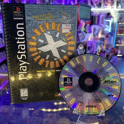 Revolution X PS1 Longbox Aerosmith (PlayStation 1) CIB and Tested - Image 1 of 4