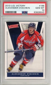 2010 Upper Deck Victory Alex Ovechkin #196 PSA 10 Pop 5 - Picture 1 of 2