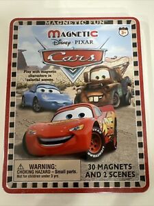 **SEALED** Disney Pixar Magnetic Cars, 30 Magnets and 2 Scenes