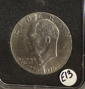 1976-S $1 Silver Ike Dollar Uncirculated Condition #E13 - Picture 1 of 2