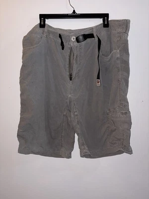 Pantalones Cortos Gramicci De Colección Para Hombre Talla 36 En Gris Lona Cinturón Cintura Senderismo Foto 1 de 4