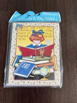 Mary Engelbreit Blank Note Cards Make The Most Of Yourself For That Is All There - Image 1 of 2