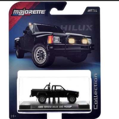 Toyota Hilux SR5 1985 camioneta Majorette 1:64 colección de metal Foto 1 de 4