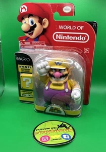 Figura Jakks Pacific World of Nintendo Series 1-1 Wario 4 pulgadas Super Mario Bros - Imagen 1 de 8