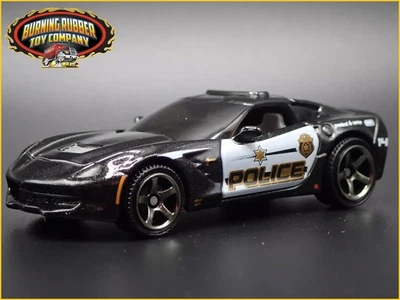 2014-2019 Chevy Corvette Stingray C7 Autostrada Patrol 1:64 Modello Auto - Immagine 1 di 4