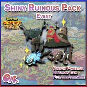 ⚡✨Glänzendes Ruinöses Pokemon Event ✨⚡ Pokemon Scarlet & Violet Trade - Bild 1 von 3