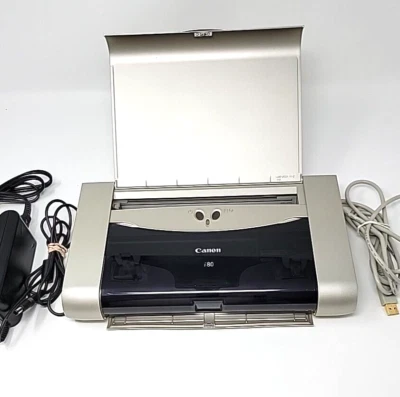 CANON I80 COLOR BUBBLE JET INKJET PRINTER K10233 W/ INK (FOR PARTS ONLY) - Image 1 of 4