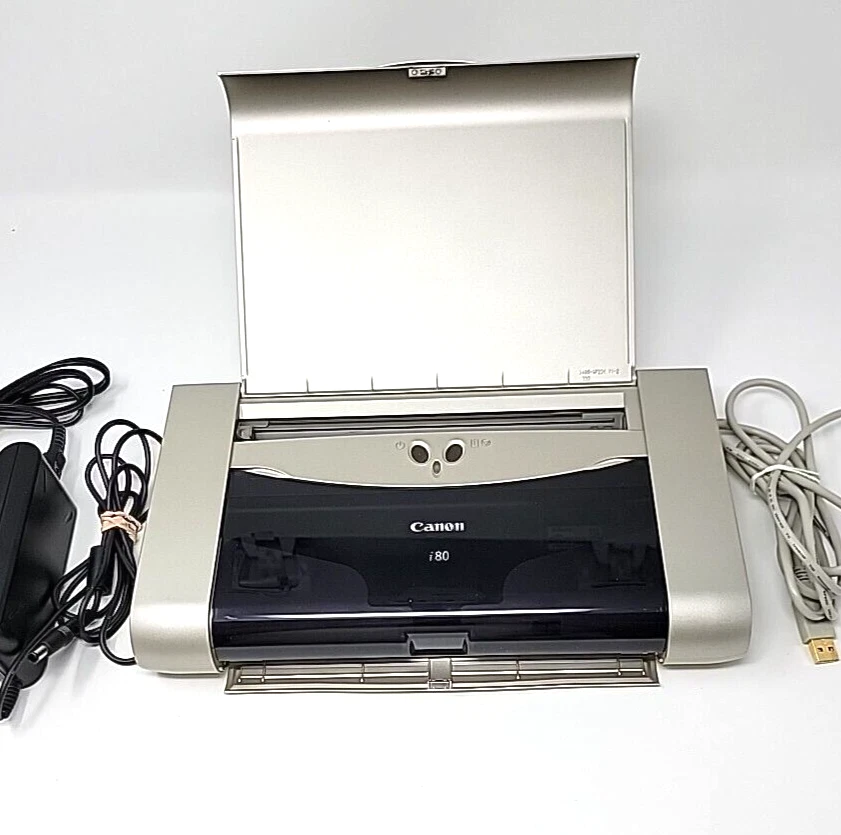 CANON I80 COLOR BUBBLE JET INKJET PRINTER K10233 W/ INK (FOR PARTS ONLY) - Image 1 of 4