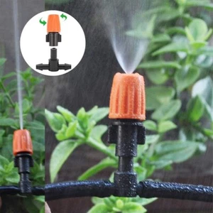 10-50pcs Irrigation Sprinklers Emitter Dripper System Lot with Hose T Connectors - Picture 1 of 9