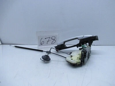 13-16 LLINCOLN MKS ЗАДНИЙ ЛЕВЫЙ ВОДИТЕЛЬ СТОРОНЕ ДВЕРИ ЗАМОК ЗАЩЕЛКА W РУЧКА СЕРЕБРО OEM - Изображение 1 из 4