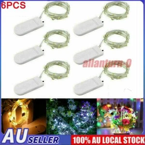 1-2M LED Battery Micro Rice Wire Copper Fairy String Lights Xmas Party Lamps - Picture 1 of 10
