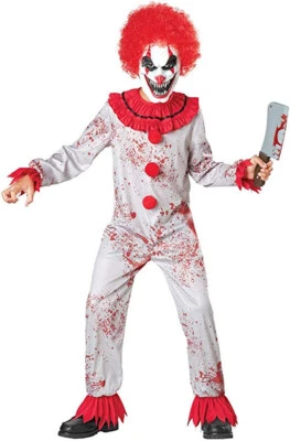 Disfraz de payaso de circo aterrador de las estaciones, pequeño Foto 1 de 4