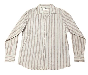 VtG Men’s Buckle BKE Button Up Regular Fit Striped L/S Soft Down Shirt Sz SMALL - Picture 1 of 4