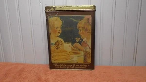 Contenitore scatola metallo vuoto latta mix pancake vintage Pillsbury Hungry Jack - Foto 1 di 10