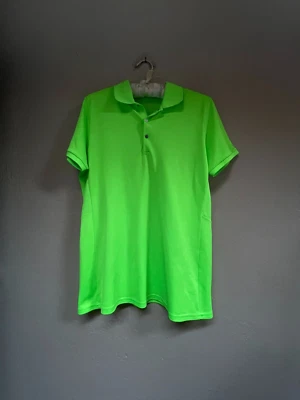 Camisa polo clásica de malla de golf RLX Ralph Lauren grande Bellagio verde neón para mujer Foto 1 de 4