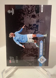 2023-24 Topps Now Champions League Erling Haaland Manchester City 08/10 Black - Bild 1 von 4