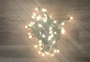 Led Clear Christmas Lights (roughly 40 working lights) - Picture 1 of 1