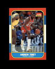 1986-87 Fleer #114 Andrew Toney MINT 76ers Box Break