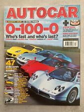 Autocar Magazine - 27 April 2004 - 0-100-0, S-Type, E320, Wind, NSX, Rossi