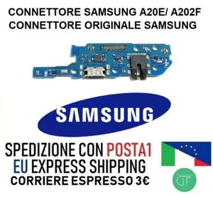 Connector Reload SAMSUNG A20E A202F Flat Dock Charger Jack Microphone Original - Picture 1 of 4