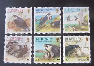 Halcón Peregrino Alderney 2000 Especie en Peligro de Extinción SGA140/5 MNH UM sin montar como nuevo - Imagen 1 de 1