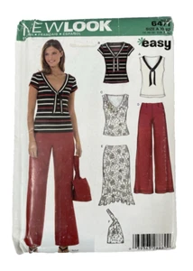 Easy Newlook 6471 Mujer Patrón de Costura Talla A 10-22 Prendas para el torso Pantalones Falda Bolso de Mano - Imagen 1 de 2