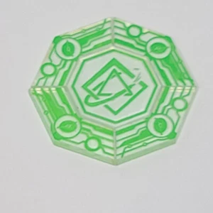 SHAPER & ANARCH CLICK TRACKER - Official FFG Promo Acrylic Android Netrunner LCG - Picture 1 of 2