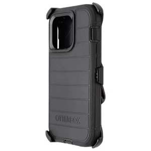 OtterBox Defender Pro Series Case and Holster for iPhone 14 Pro - Black - Picture 1 of 3