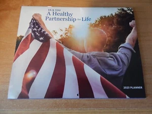 2023 VA & YOU A HEALTHY PARTNERSHIP FOR LIFE WALL CALENDAR PLANNER VETERANS INFO - Picture 1 of 6