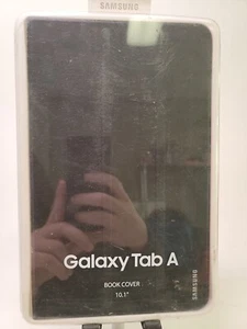 Samsung Galaxy Tab A 10.1 inch Book Cover - Black - Picture 1 of 3